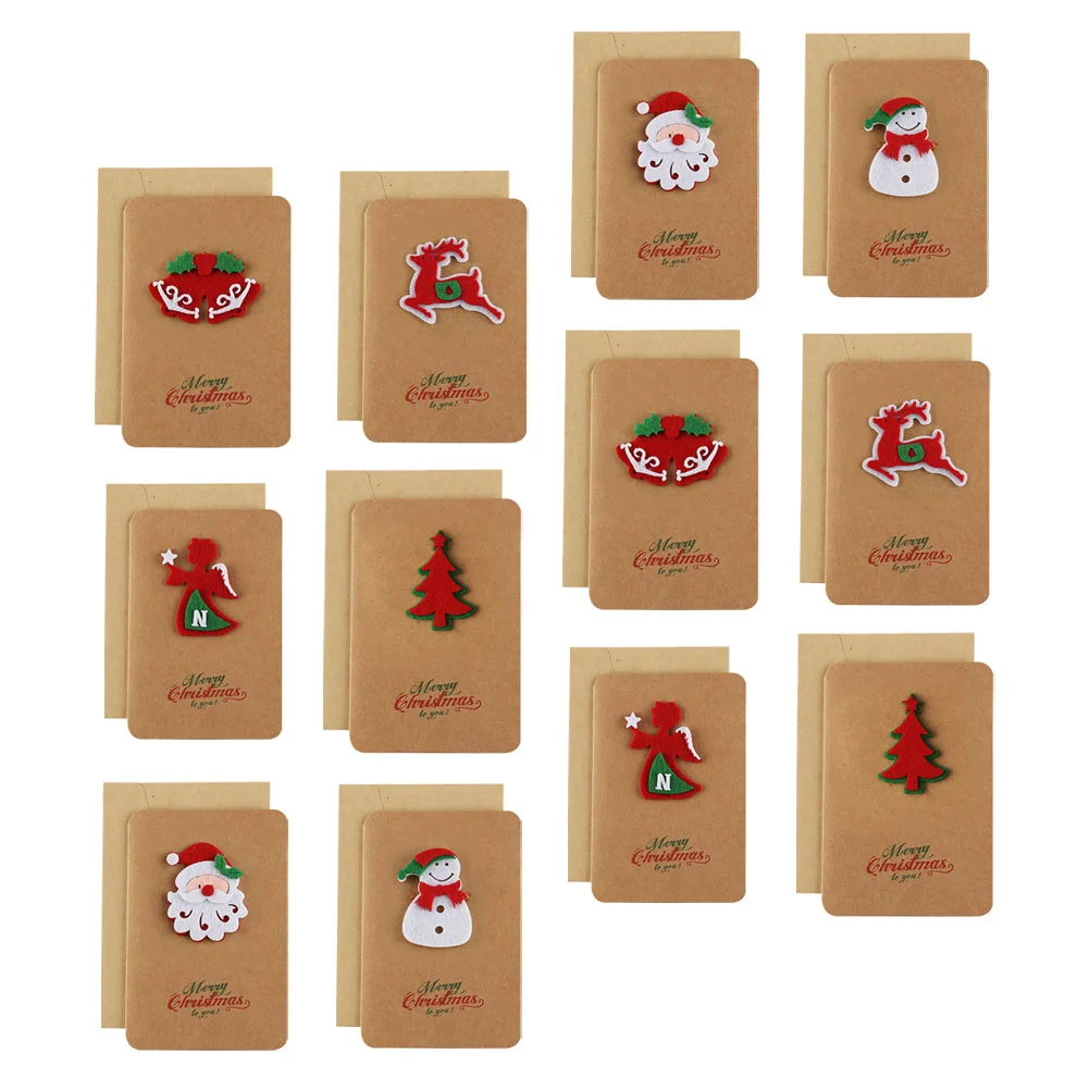 

Cards Greeting Xmas Christmas Holiday Blessing Invitation Gift Envelopes 5X7 Paper Message Merrychirstmas Festival Party Note