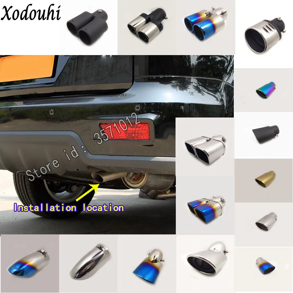 

Наконечник Выхлопной Трубы для Peugeot 301, 2014, 2015, 2016, 2017, 1 шт.