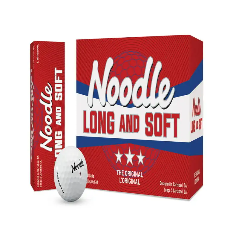 

Long and Soft Golf Balls, 24 Pack, White
