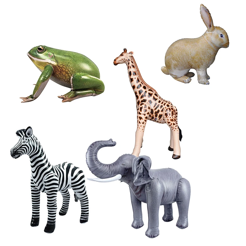 

Inflatable Giraffe Balloon Easter Rabbit Jungle Safari Birthday Zebra Zoo Animals Elephant Forest Woodland Frog