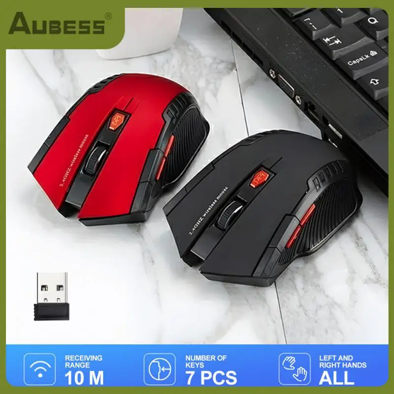 

2.4GHz Wireless Mouse Optical Mouse Gamer With USB Receiver 1600DPI Gaming Mouse Mice For Computer PC Macbook Laptop Accessories
