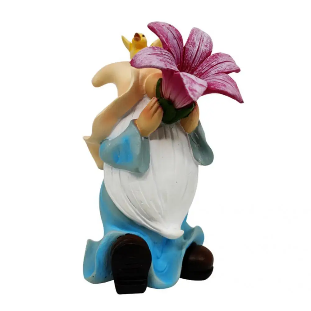 

Gnome Sculpture Lovely Playful Landscaping for Courtyard Garden Figurine Gnome Statue
