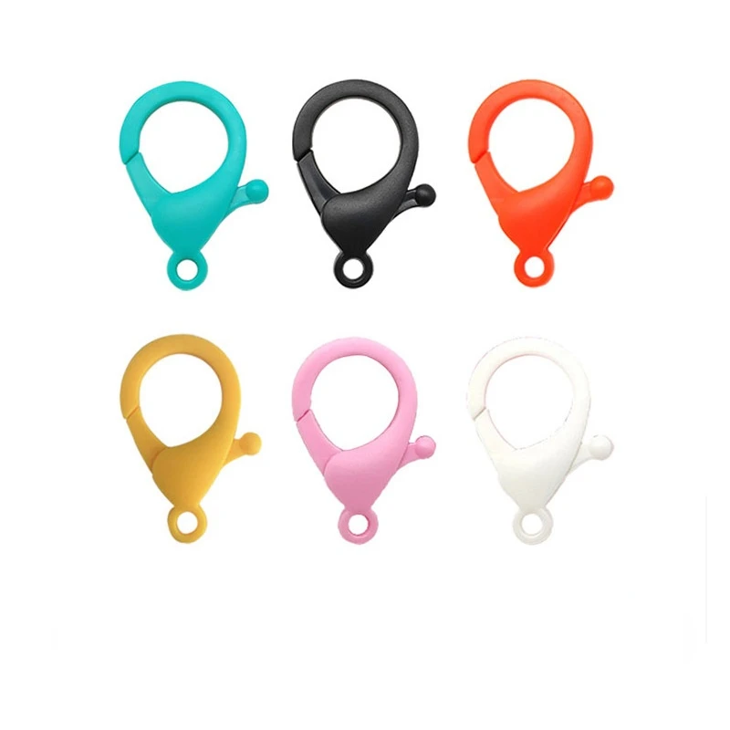 

50pcs 35/25mm Plastic Lobster Clasp Hooks Necklace Bracelet Chain Jewelry Making Supplies Accessories DIY Jewelry Findings Hooks