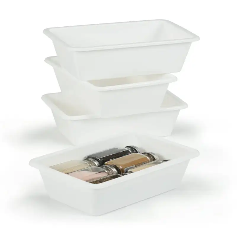 

White Bin Pack Set of 4, Standard Size