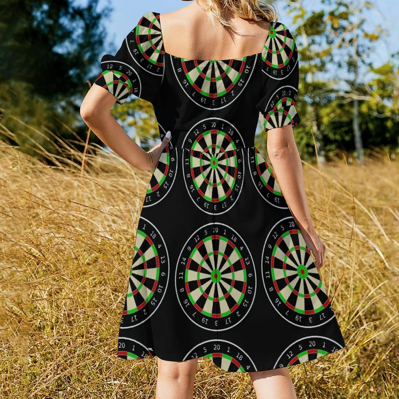 Платье с короткими рукавами для дартса платья женщин роскошное женское