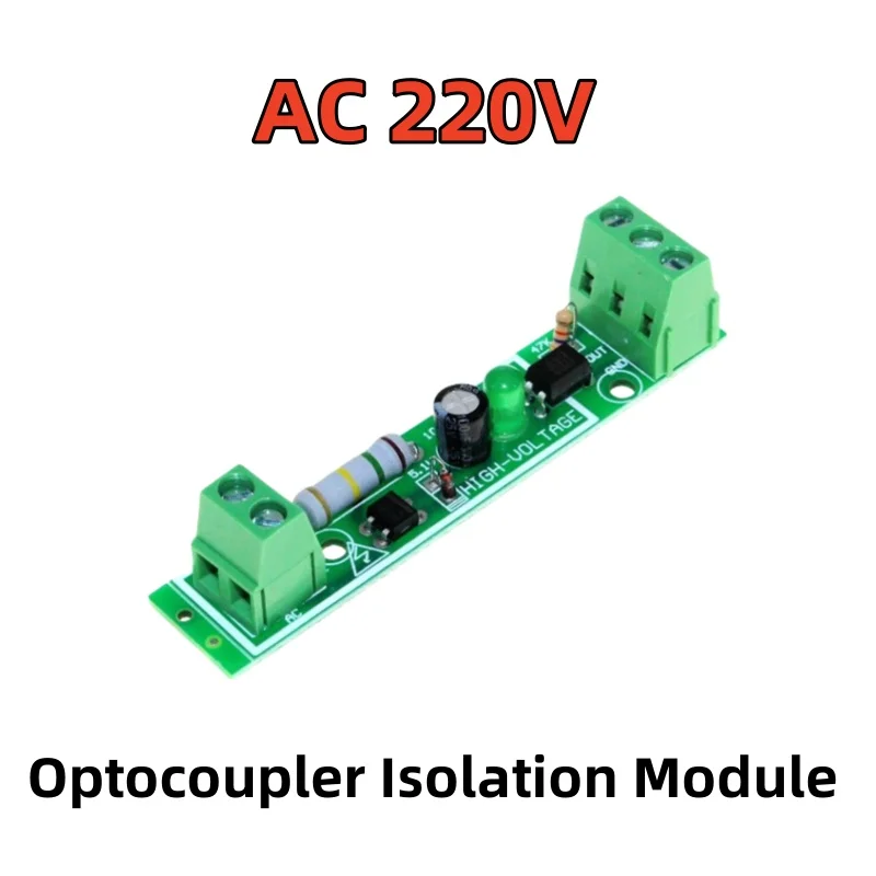 Изолирующий модуль оптопары переменного тока 220 В плата обнаружения напряжения