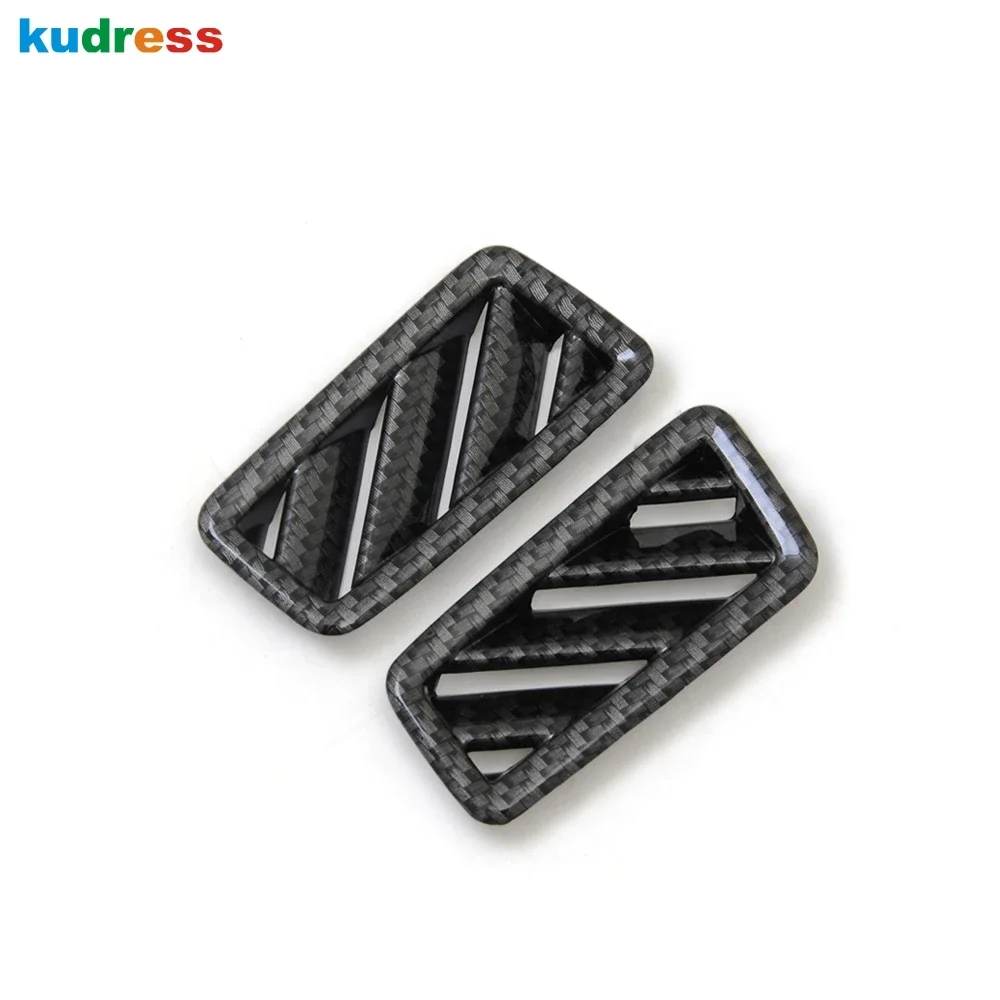 

Для Volkswagen VW Teramont Atlas 2017-2020 2021, карбоновая передняя верхняя крышка вентиляционного отверстия для автомобиля, накладка, аксессуары для интерьера