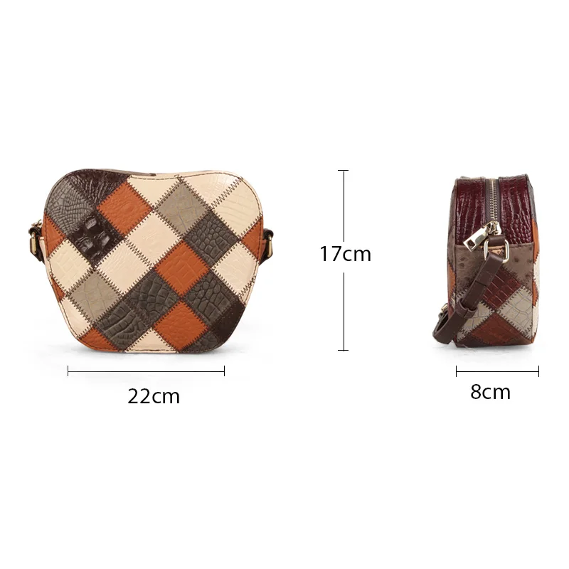 Cobbler Legend Brand Original Women's Crossbody Bag Personality Fashion Bag 100% Genuine Leather Women's Shoulder Bag Retro Fash