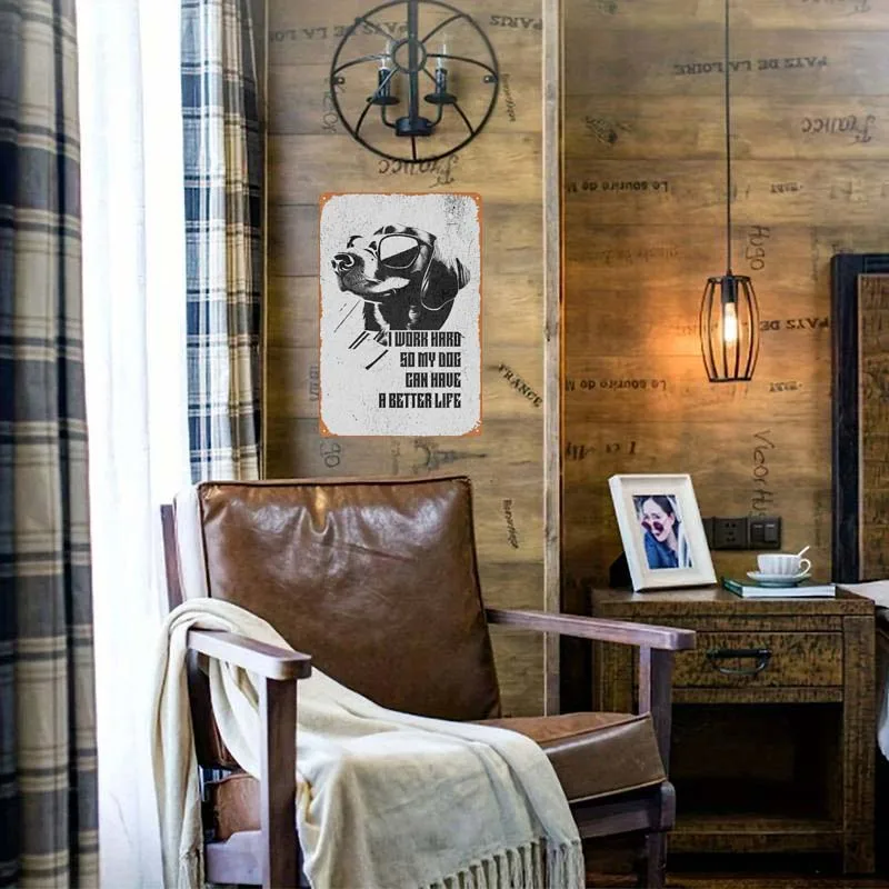 Металлический знак &quotЗабавный такса граффити&quot