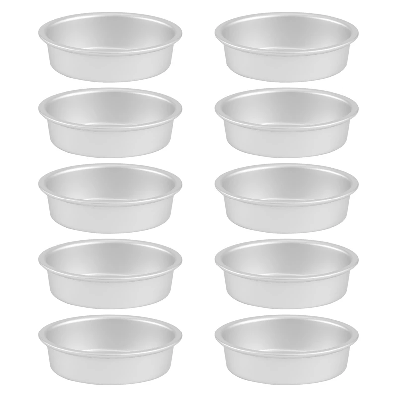 

10 шт., мини-форма в форме яйца из алюминиевого сплава