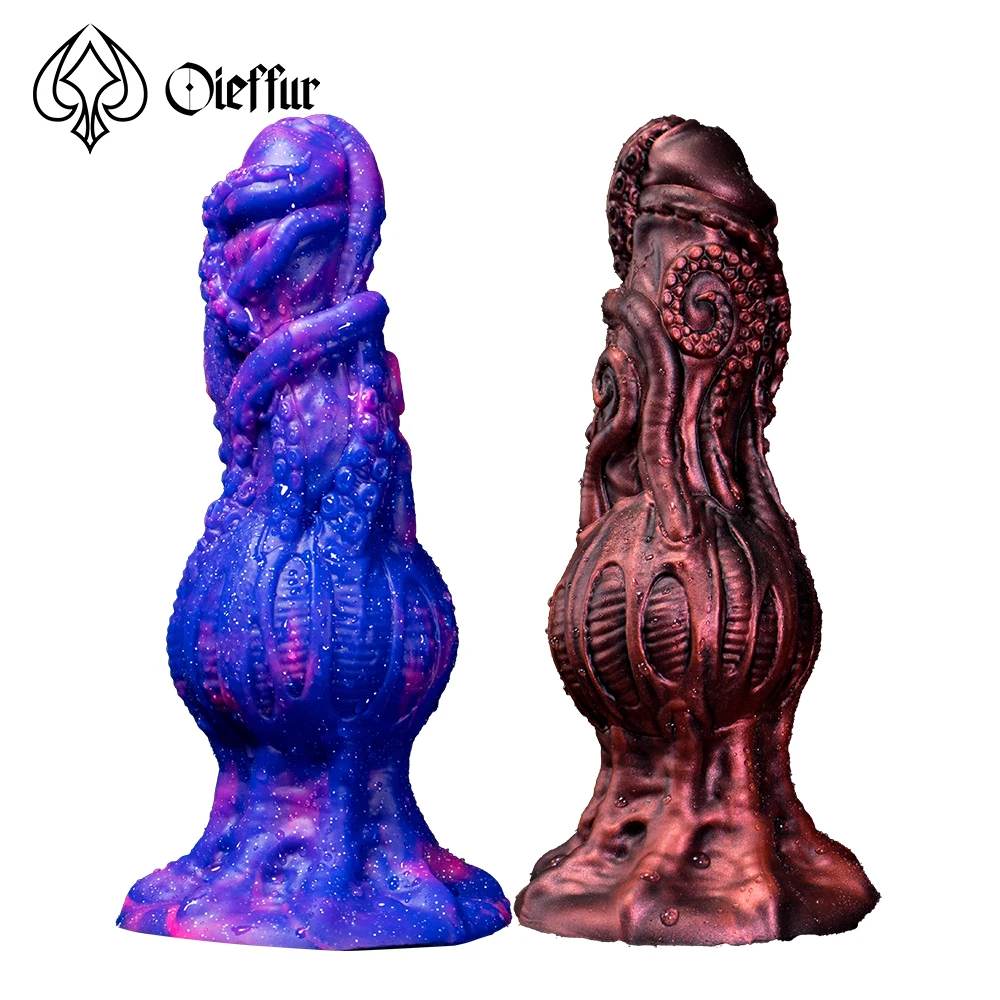 Анальный фаллоимитатор Oieffur Анальная пробка искусственный силикон с присоской