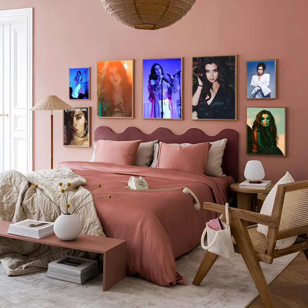 Popular Music Star Lauren Jauregui DIY Sticky Poster Waterproof Paper Sticker Coffee House Bar Home Decor