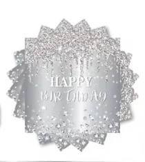 Серебряные бриллиантовые тематические технические украшения бумажная тарелка