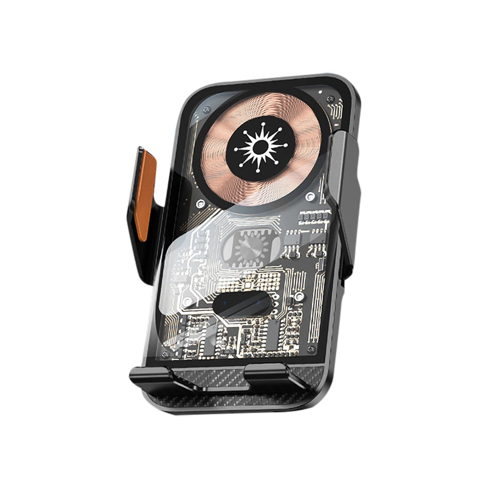 

Creative Punk Style Car Wireless Charging Mobile Phone Sensing Holder Navigation Automotive Supplies Car Phone Stand Car Holder