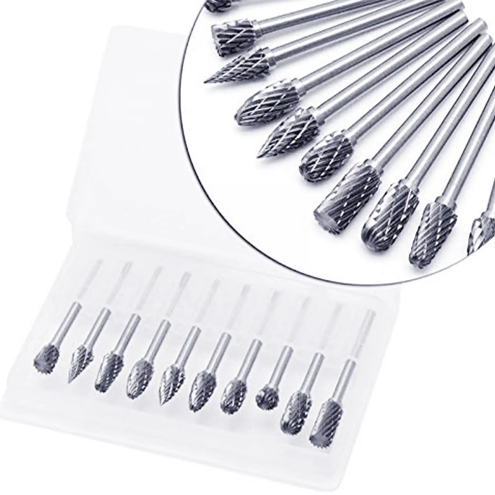 

Набор сверл, комплект из 10 насадок из карбида вольфрама, 1/8 дюйма, W4m2