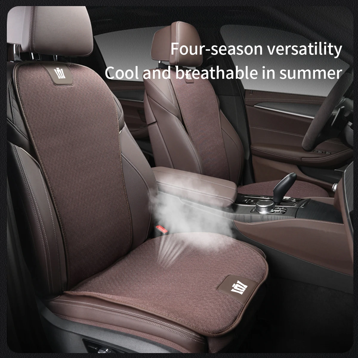 

2pcs Car Seat Pad Backrest Mat Protect Mat Ice Silk Cushion For Toyota Crown Corolla Yaris Aygo Prius RAV4 CHR Camry Auris