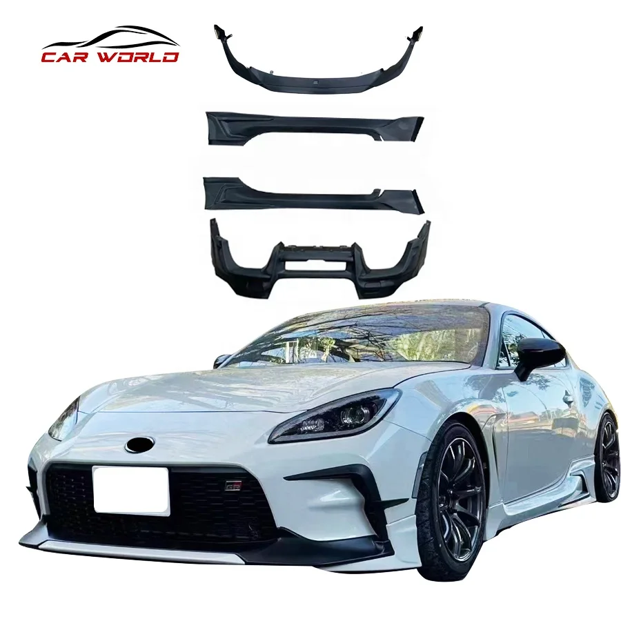 Комплект кузова автомобиля Carworld для Toyota GR86 TRD Style передняя губа задняя боковые