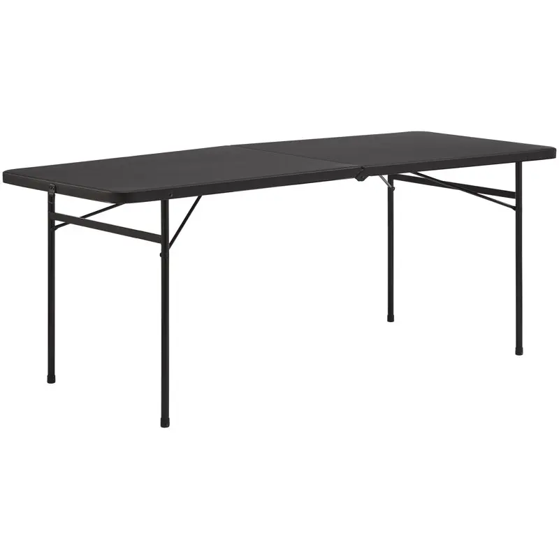 

Foot Bi-Fold Plastic Folding Table, Black