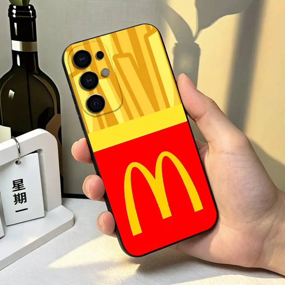 Фото Чехол для телефона C-Cool B-Brand McDonaldsES для Samsung S26, S25, S24, S23, S22, S21, S30, Ultra, Plus, Fe, Lite, Note, 10, черный чехол в подарок. №2