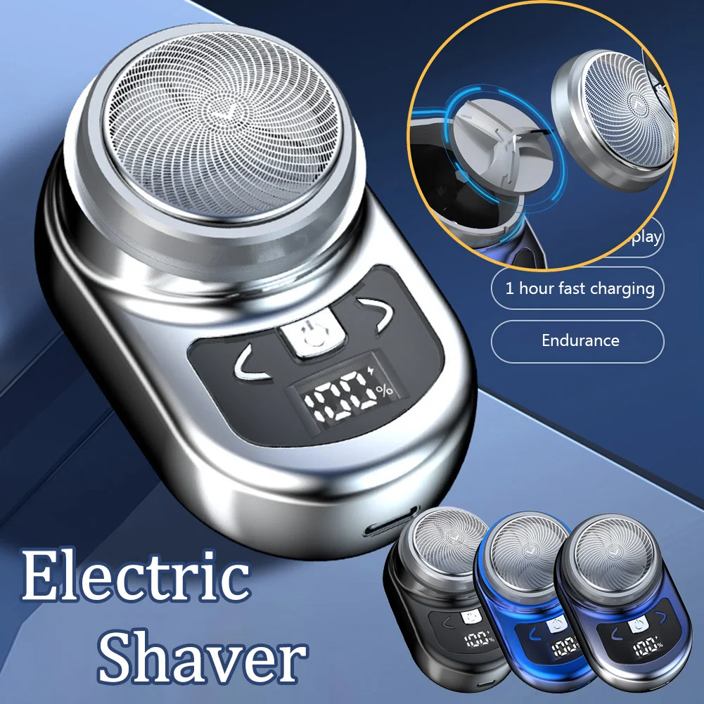 Usb Rechargeable Shaver Mini Mens Razor Portable Waterproof Cordless Razor For Travel Business Office