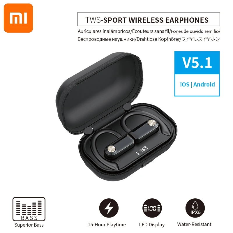 

Xiaomi TWS Bluetooth 5.1 Earphones Noise Cancellation HiFi Stereo Wireless Sports Headset Sweatproof Earbuds With Microphone