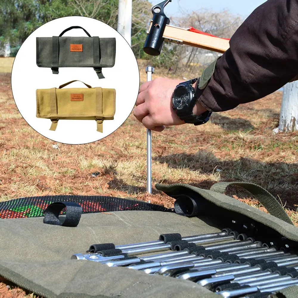 

Сумка для переноски, сумка для хранения инструментов для кемпинга, сумка для хранения ногтей, Холщовый Органайзер