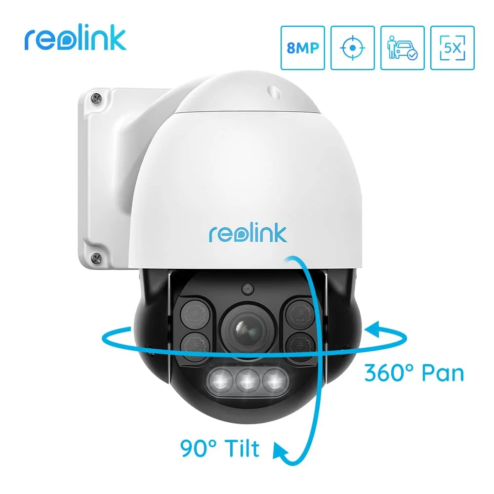 Reolink RLC-823A PoE IP-камера PTZ 8 Мп панорамирование/наклон Масштабирование