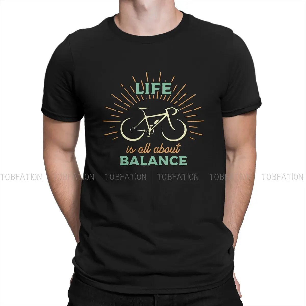 

Классическая футболка Life Is All About Balance Мужская одежда