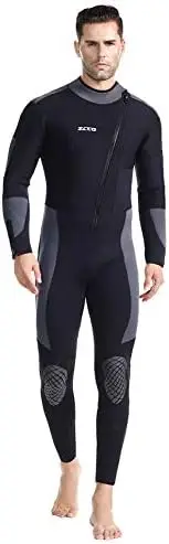 

5mm Neoprene Full Wetsuit Front Zipper for Men Diving Snorkeling Scuba Surfing Muslim swimming suit for women Mm wetsuit for men