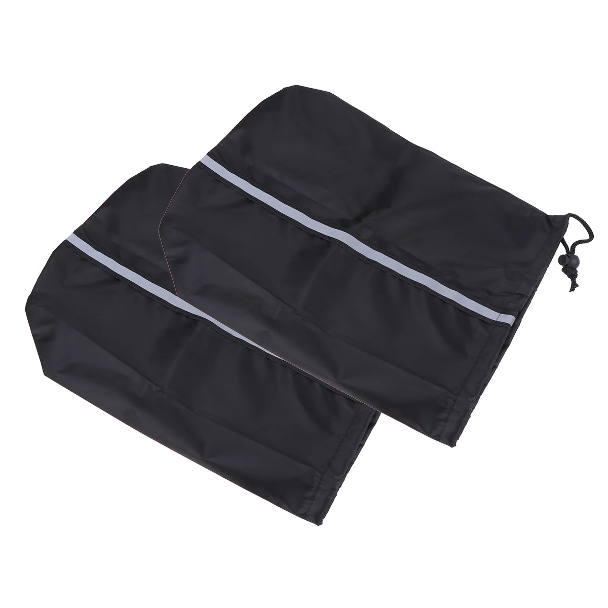 

1 Pair 33x27cm Auto Side Mirror Covers Car Rear View Back Mirror Protector Mirror Sleeve for Ordinary Vehicle Type (Black)