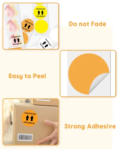 Термоэтикетки Phomemo круглые водонепроницаемые белые 50 мм 750 шт