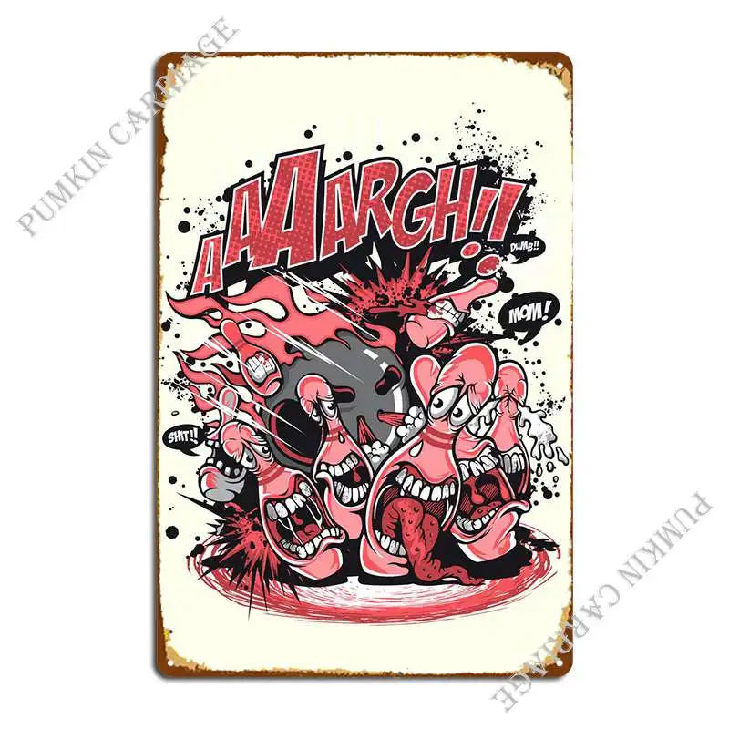 

Bowling Ball Attack Metal Signs Rusty Party Personalized Classic Tin Sign Poster