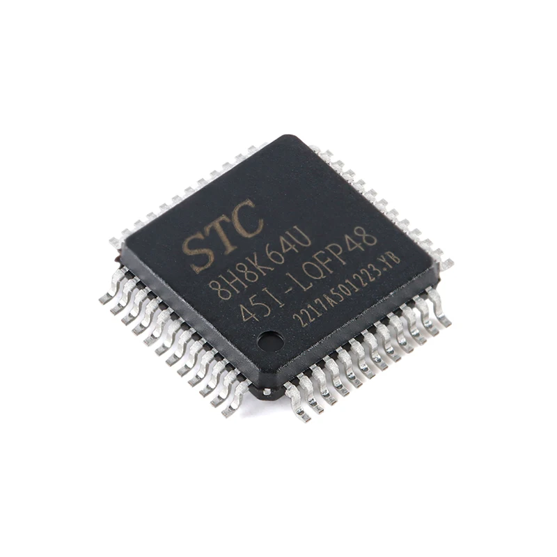 

10PCS/Pack New Original STC8H8K64U-45I-LQFP48 1T 8051 microprocessor chip