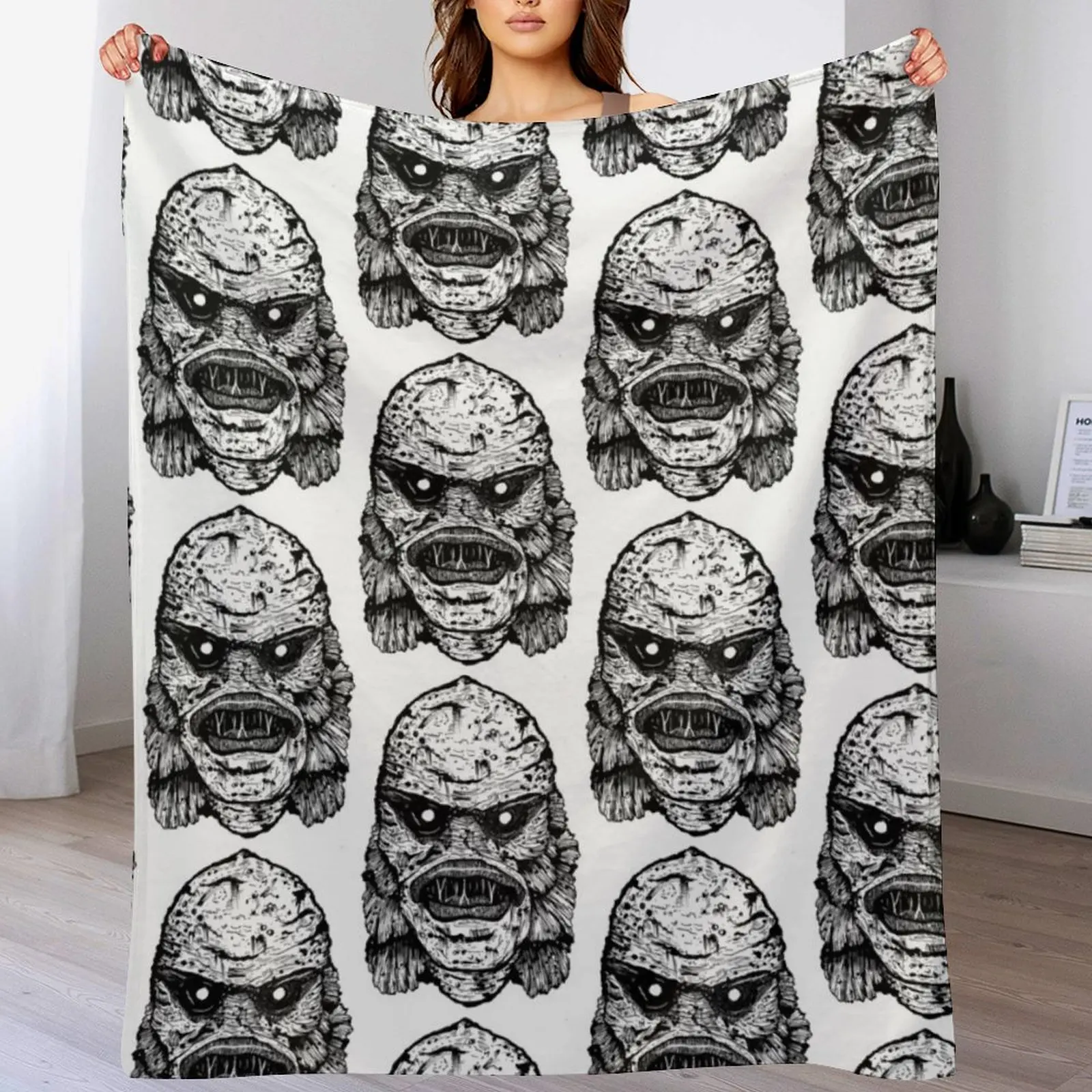 Одеяло Существо из черной лагуны рождественские подарки для декоративного