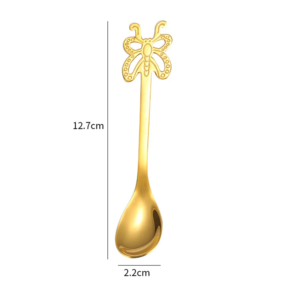 

Teaspoon Spoons Coffee Dessert Home Mixing Spoon Office Polishing Smooth
