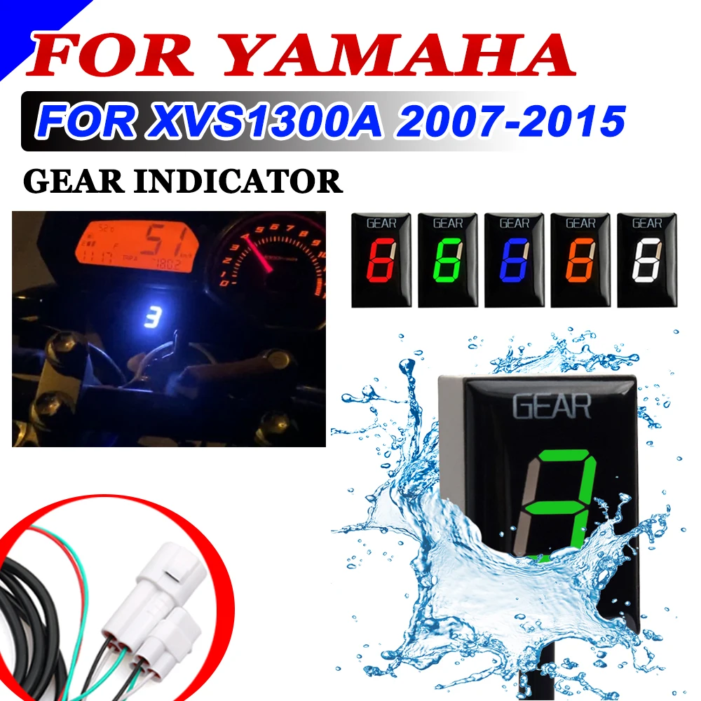 

For YAMAHA Xvs1300A Xvs 1300A 2007 2008 2009 2010 2011 2012 2013 -2015 Motorcycle Special Accessories 1-6 Gear Display Indicator