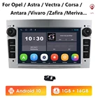 Автомобильный GPS-плеер 2 Din, 4G, Android 10, для Opel Astra H, J 2004, Vectra, Vauxhall, Antara, Zafira, Corsa C, D, Vivaro, Meriva, Veda, радио, Wi-Fi
