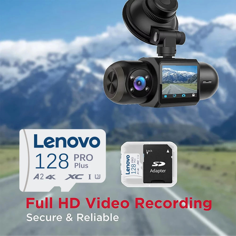 Фото Карта памяти Lenovo Pro Plus TF 512 ГБ, EVO PLUS SD 256 ГБ, 128 ГБ, 64 ГБ, 32 ГБ, A2 U3, 4K, флеш-карта для телефона, камеры, дрона №3