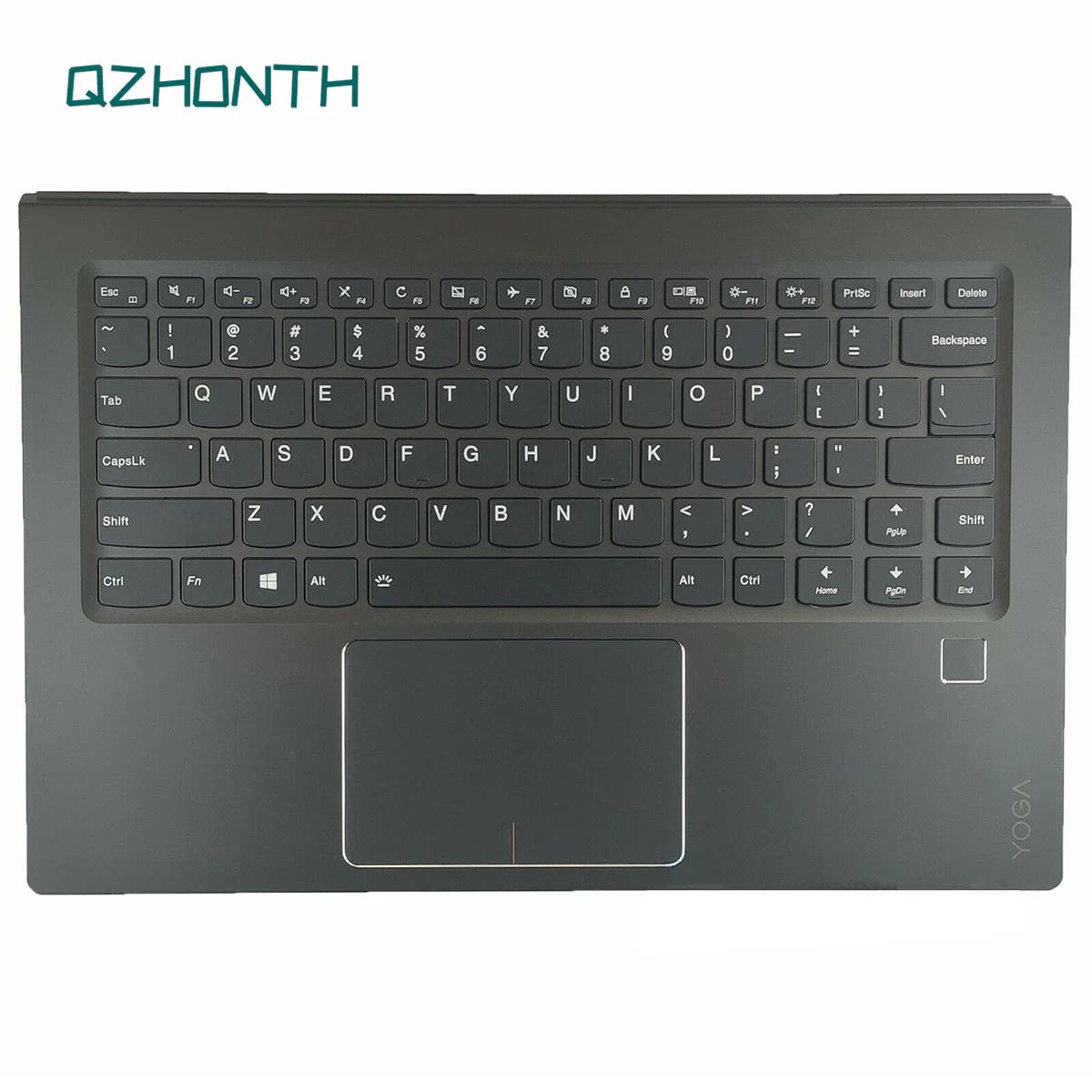 

New For Lenovo Yoga 910-13 910-13IKB Palmrest Upper Case w/ Backlit Keyboard Touchpad Black
