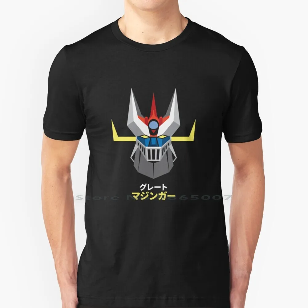 

Great-Color T Shirt 100% Cotton Mazingaz Gonagai Grendizer Goldorak Goldrake Kotetsu Jeeg Metal Robot Mecha Japanese Cartoon