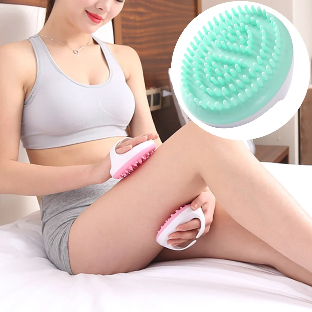 

2pcs Face Scrub Skin Exfoliating Brush Cellulite Brush Body Exfoliating Brush Silicone Scrubby