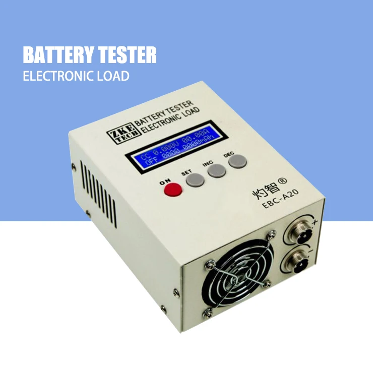 

EBC-A20 Battery Tester 30V 20A 85W Lithium Battery Capacity Test 5A Charge 20A Discharge Load Tester