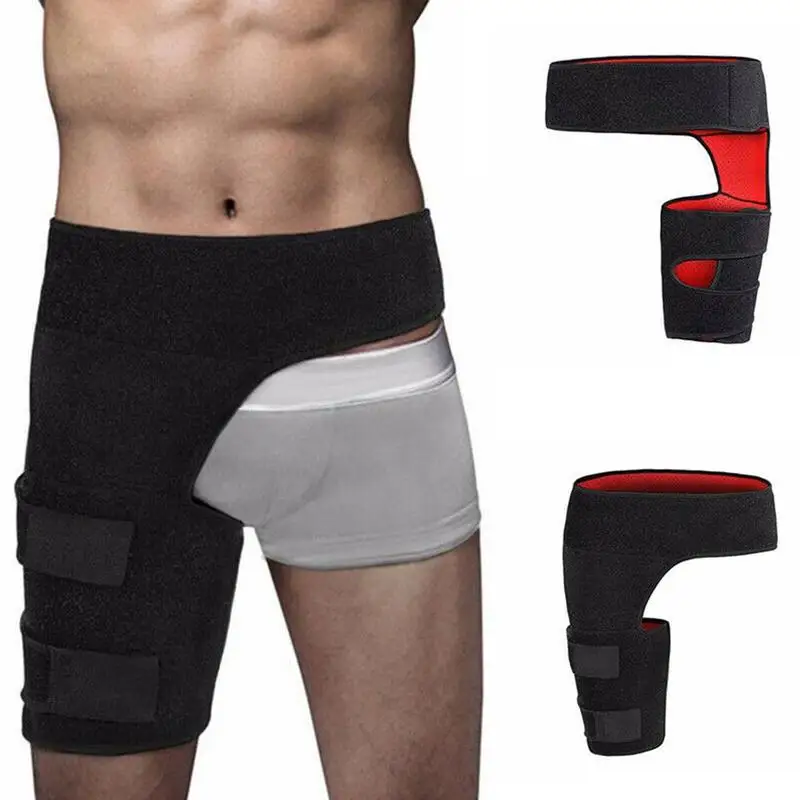 

Leg Warmers Groin Support Wrap Hip Joint Support Loin Groin Sacrum Pain Relief Strain Arthritis Protector Hip Thigh Guard Brace