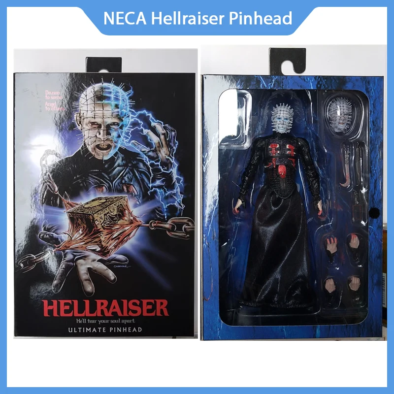 Фигурка Neca Originate Hellraiser Ultimate Pinhead hewill Tear Your Soul фигурка модели игрушек подвижные