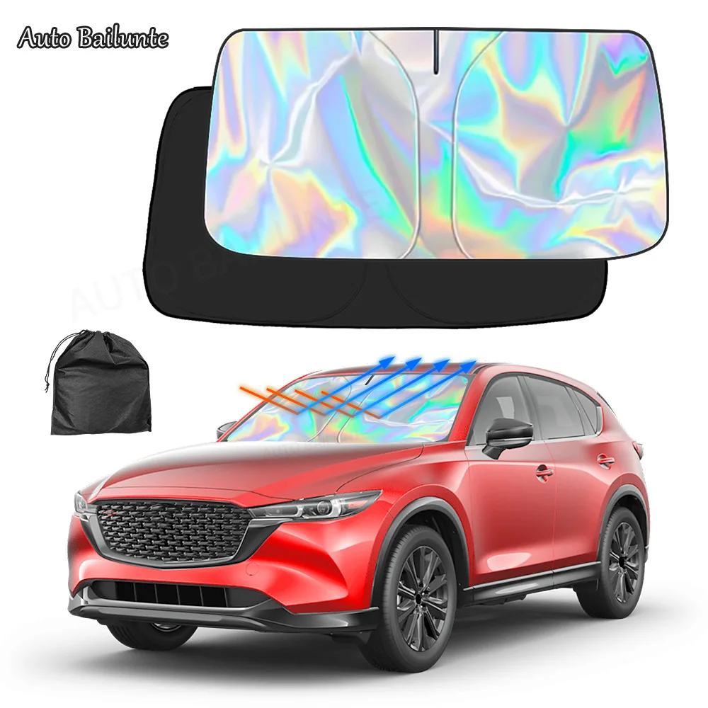 Солнцезащитный козырек на лобовое стекло автомобиля для Mazda CX5 2017-2021 2022 2023 2024