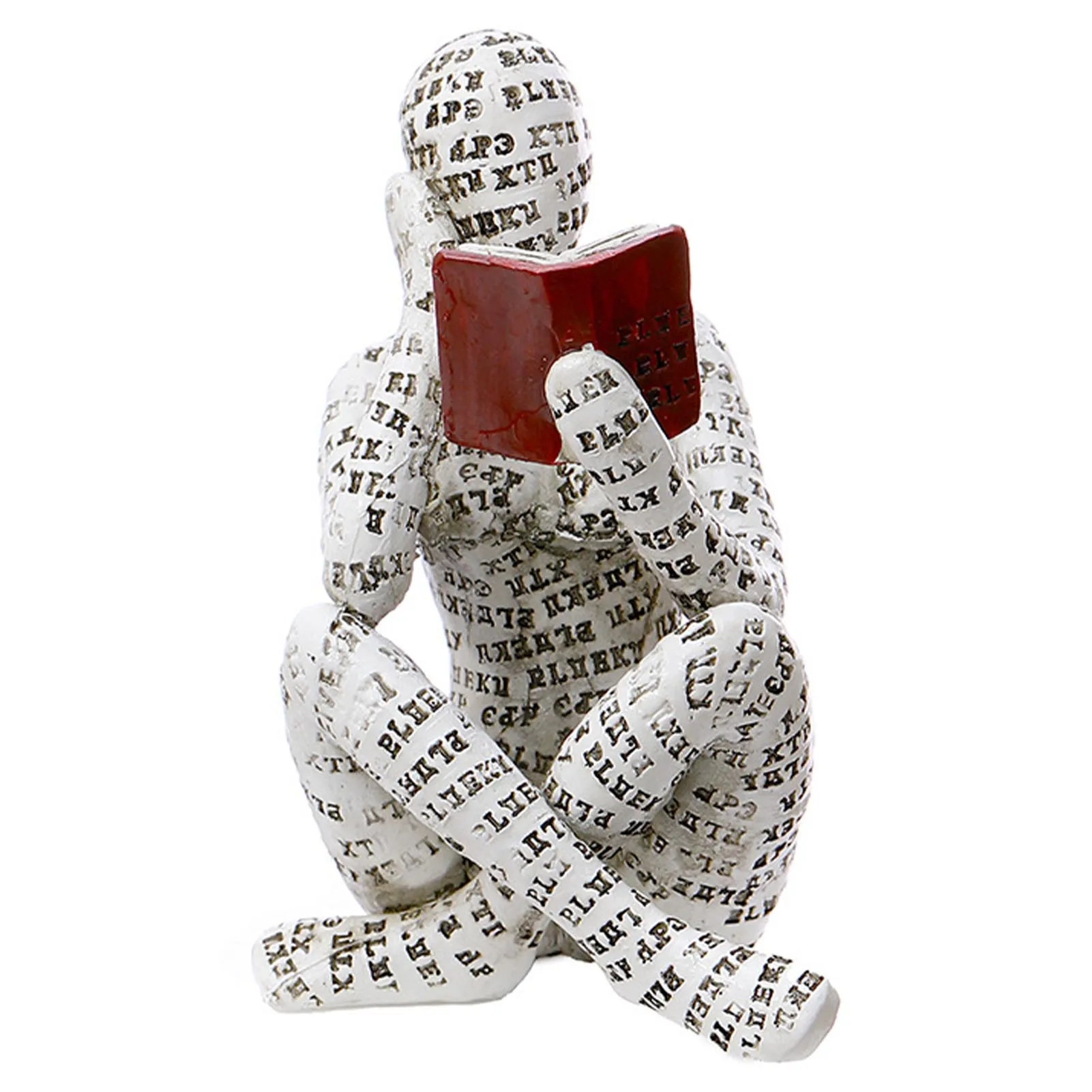 

Abstract Bedroom Exquisite Office Keep Thinking Living Room Vintage Reading Women Figurine Desk Bookshelf Decor Thinker Statue