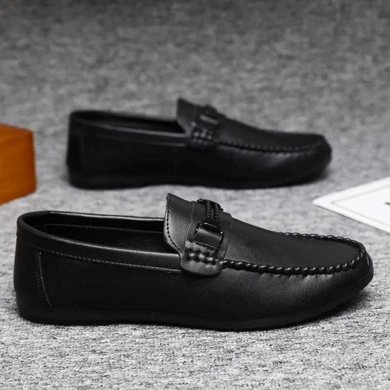 

Мужские туфли Tods, Новинка лета 2023, модные мужские туфли в британском стиле для молодежи, брендовые туфли без застежки