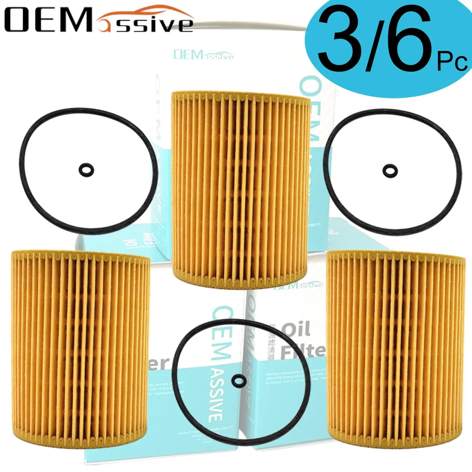 Масляный фильтр 3/6x для Benz M-Class W164 ML 280/300/320/350 CDI 4-matic OM642.820/940 2005 - 2011 2987CC л закрытый внедорожник