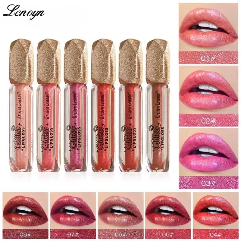 

Lenoyn Matte Pearl Gloss Lip Gloss Does Not Stick To Cup Lip Glaze Making It Easy To Apply Makeup And Color Liquid Lipstick