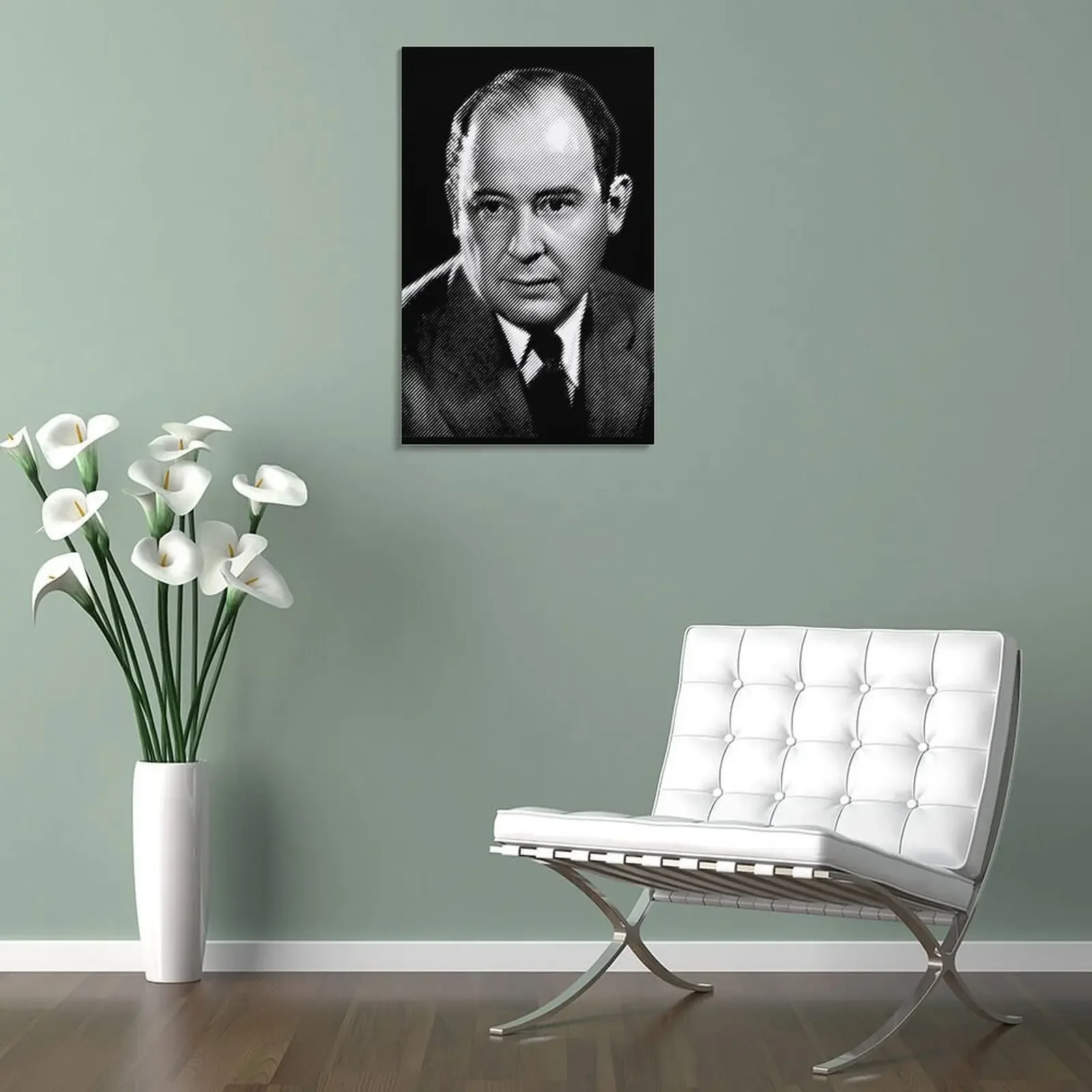 John von Neumann Холст Картина украшение для комнаты Украшение спальни